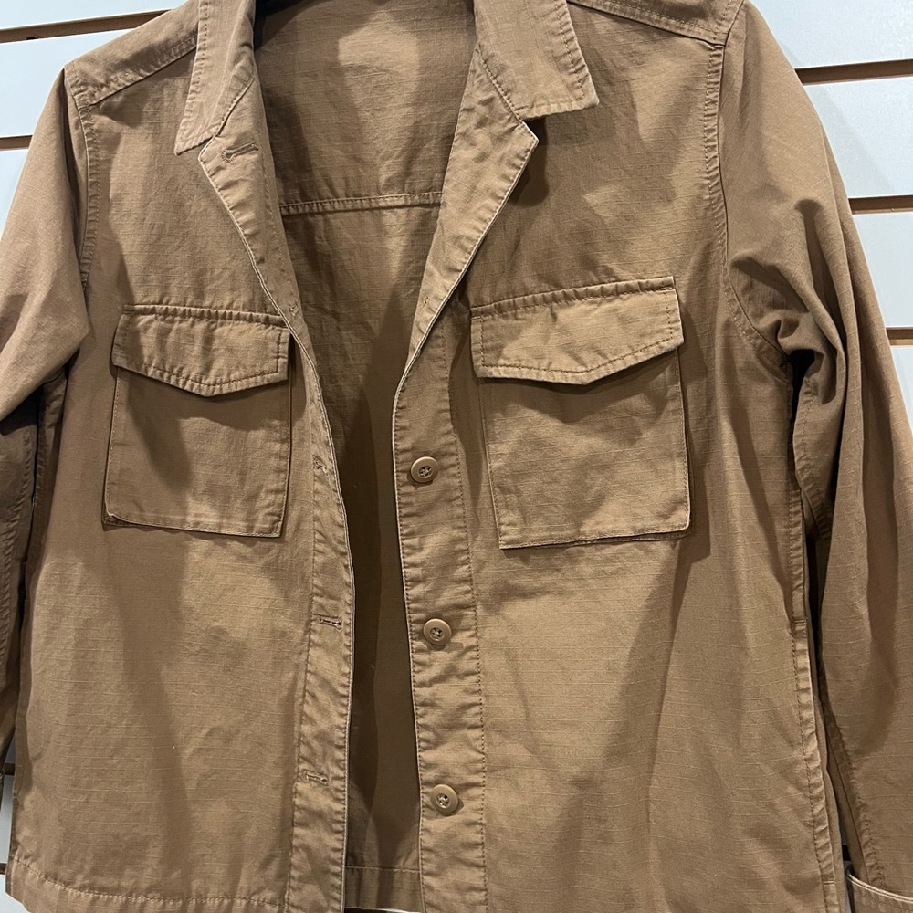 Tan Button-Up Jacket